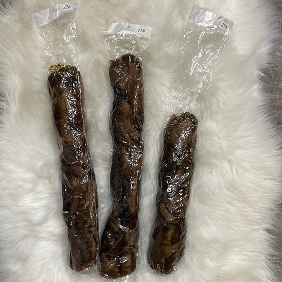 Honey Blonde Braiding Crochet Synthetic Hair Braid Bundle - Picture 2 of 8